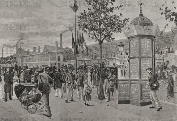 Universal Exhibition of Paris, France, 1878. Champ de Mars.  Creators: Josep Lluís Pellicer Feñé, Bernardo Rico.