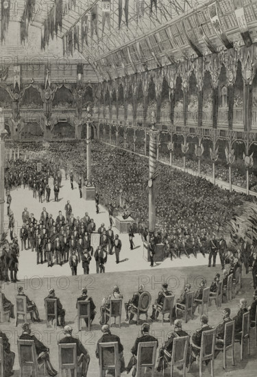 Universal Exhibition of Paris, France, 1878.  Creators: Bernardo Rico, Josep Lluís Pellicer Feñé.