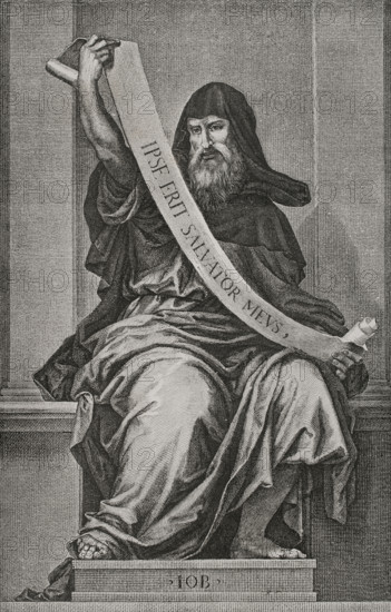 The prophet Job, 1877.  Creator: Unknown.