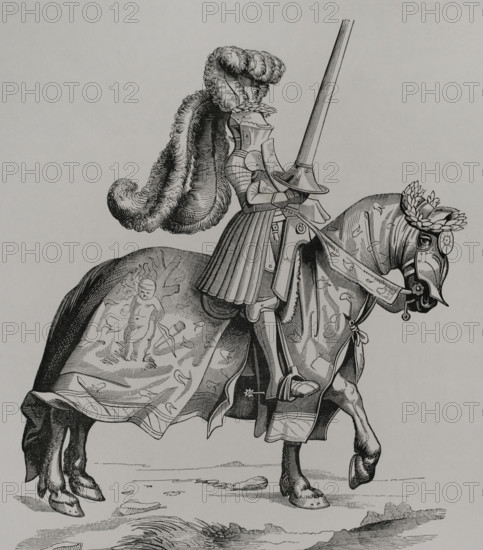 The champion of the tournament, 1877.  Creator: Unknown.