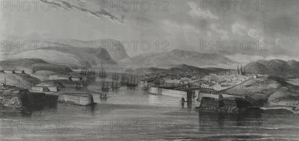 Sevastopol, Crimean Peninsula, 1856. Creator: Antonio Roca Sallent.