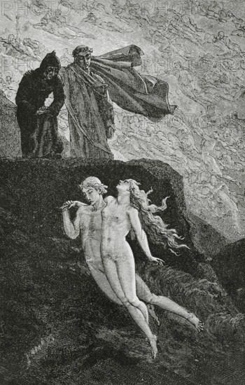 The Divine Comedy (1307-1321): Inferno (Hell), 1888.  Creator: Jean Edouard Dargent.
