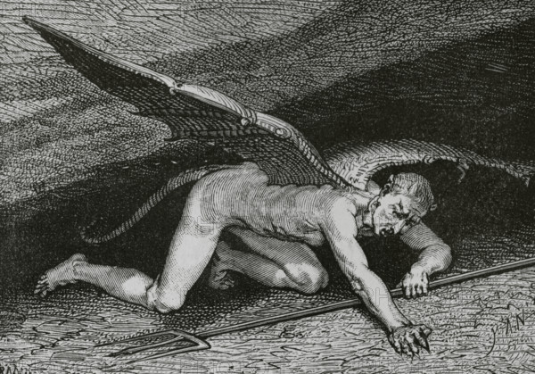 The Divine Comedy (1307-1321): Inferno (Hell), 1888.  Creator: Jean Edouard Dargent.