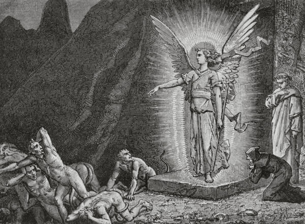 The Divine Comedy (1307-1321): Inferno (Hell), 1888.  Creator: Jean Edouard Dargent.