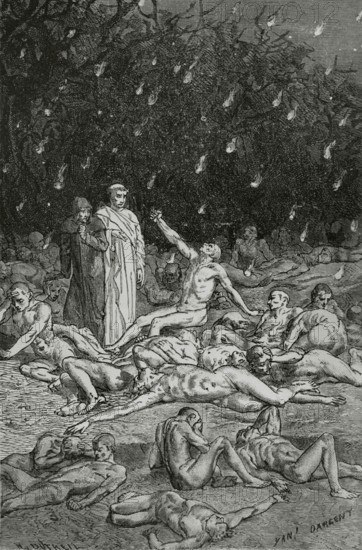 The Divine Comedy (1307-1321): Inferno (Hell), 1888.  Creator: Jean Edouard Dargent.