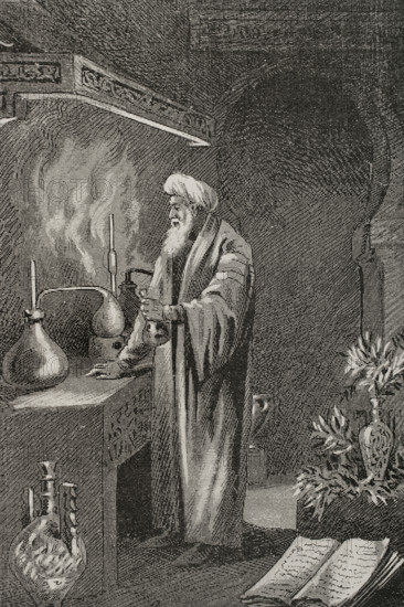 bn Zuhr, (c1092-c1162), Andalusi physician, philosopher and poet, 1890.  Creator: Joan Serra y Pausas.