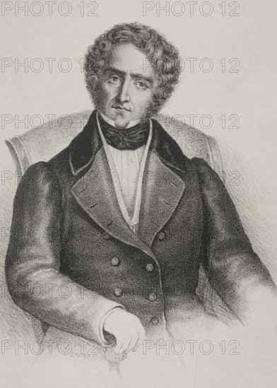 Juan Alvarez de Mendizábal (1790-1853), Spanish politician and financier, 1868. Creator: Jose Cuevas.