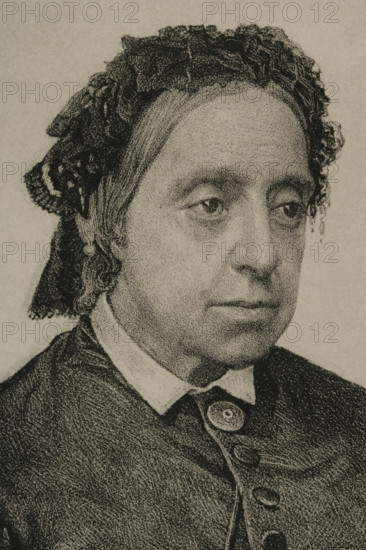 Maria Teresa of Braganza (1793-1874), Portuguese Infanta, 1869. Creator: Jose Cuevas.