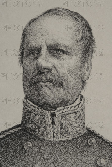 Rafael Maroto (1783-1847), Spanish military who fought on the Carlist faction during the 1st...,1869 Creator: Jose Cuevas.