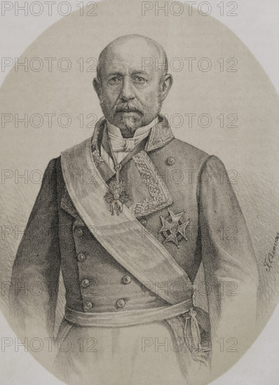 Ramón María Narváez (1799-1868), Spanish general and politician, 1869. Creator: Jose Cuevas.