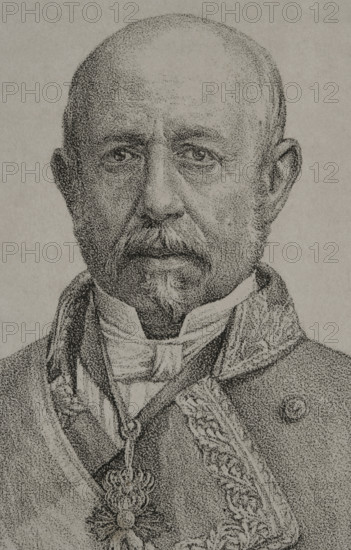Ramón María Narváez (1799-1868). Spanish general and politician, 1869.  Creator: Jose Cuevas.