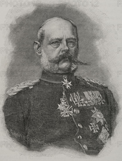 Alexander August Wilhelm von Pape, (1813-1895), Royal Prussian infantry Colonel-General...1891. Creator: Unknown.