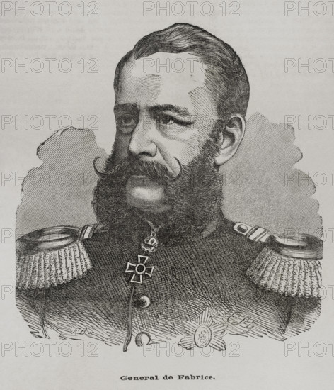 Alfred von Fabrice, (1818-1891), Saxon cavalry general and politician, 1871. Creator: Unknown.