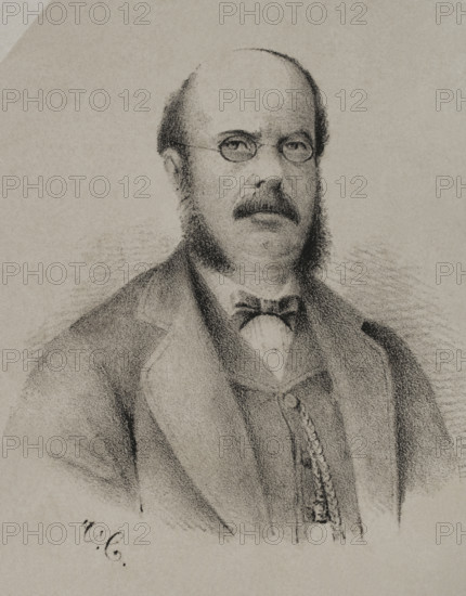 Antonio Pirala, (1824-1903), Spanish historian and politician, 1870.  Creator: Unknown.