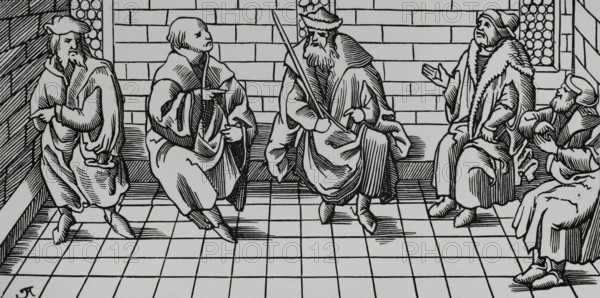 Bailiff's Court, 1552, (1878). Creator: Unknown.