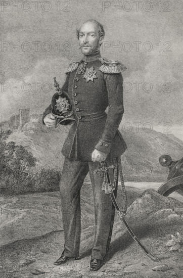 Frederick Francis II, (1823-1883), Grand Duke of Mecklenburg-Schwerin (1842-1883), 1852. Creator: Julio Donón.
