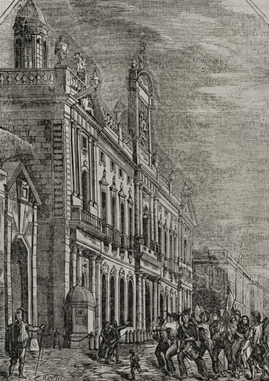 First Carlist War, (1833-1840): Anti-clerical riots of 1835, (1845). Creator: Martinez.