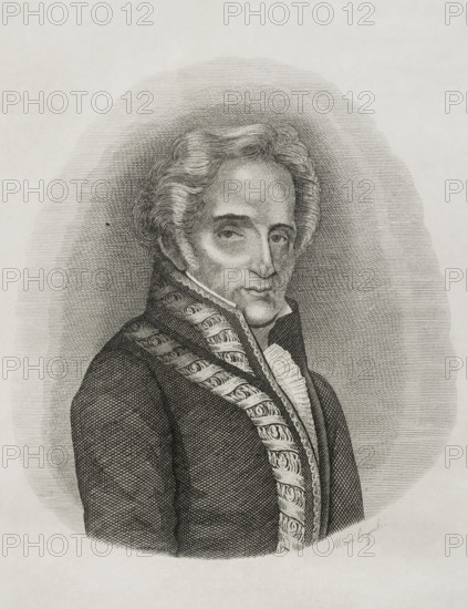 José Aznárez Navarro, (1759-1837), Spanish politician, 1842.  Creator: Pedro Celestino Mare.
