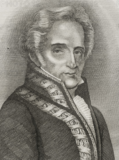 José Aznárez Navarro, (1759-1837), Spanish politician, 1842.  Creator: Pedro Celestino Mare.