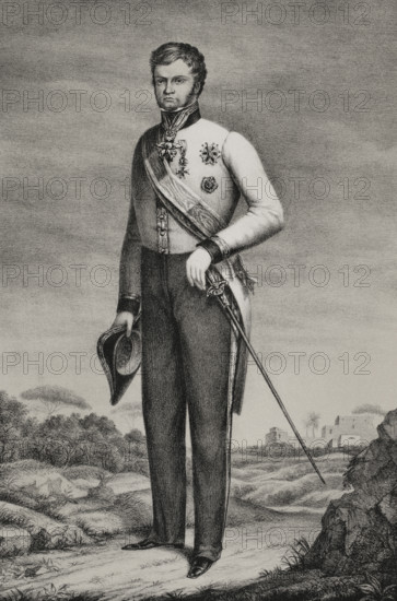 Leopold II, (1797-1870), Grand Duke of Tuscany (1824-1859), 1852. Creator: Julio Donón.