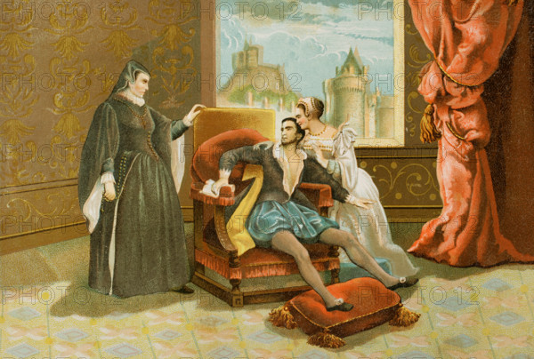 Death of Charles IX, 1886.  Creator: Unknown.