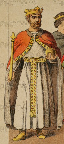 Frederick Barbarossa, (1122-1190), Holy Roman Emperor, (1155-1190), 1884.  Creator: Unknown.