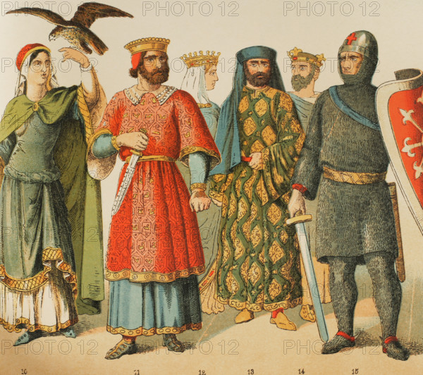 History of France, 1000, (1884). Creator: Unknown.