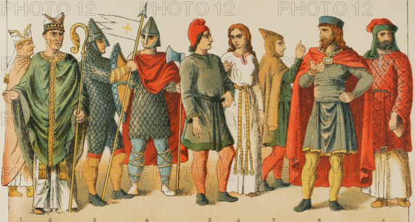 History of France,1000, (1884).  Creator: Unknown.