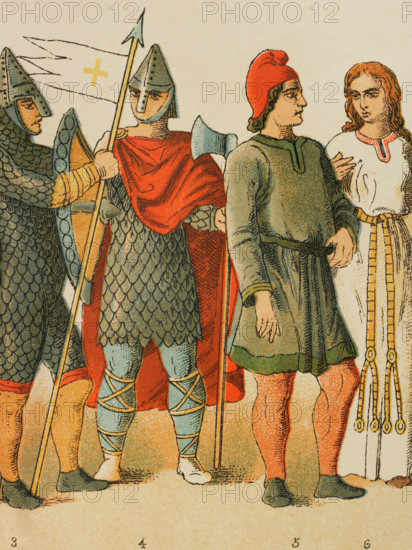 History of France, 1000, (1884).  Creator: Unknown.