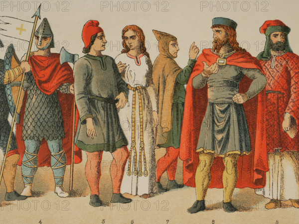 History of France, 1000, (1884).  Creator: Unknown.