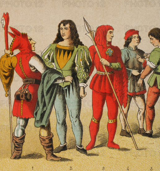 History of Germany, Middle Ages, 1450-1500, (1881).  Creator: Unknown.