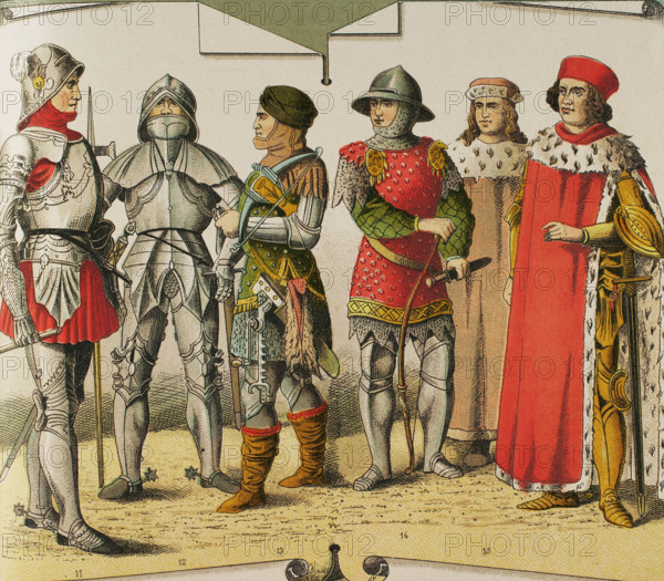 History of Germany, Middle Ages, 1450-1500, (1881).  Creator: Unknown.