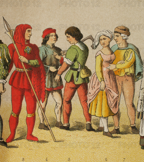 History of Germany, Middle Ages, 1450-1500, (1881).  Creator: Unknown.