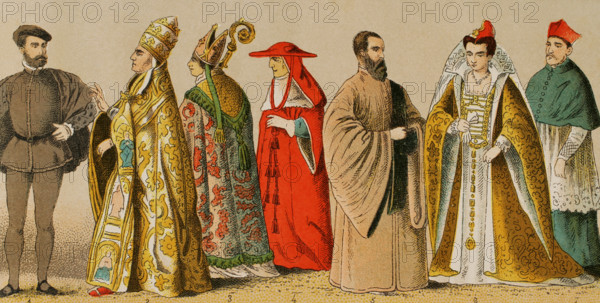 History of Italy, 1500, (1881).  Creator: Unknown.