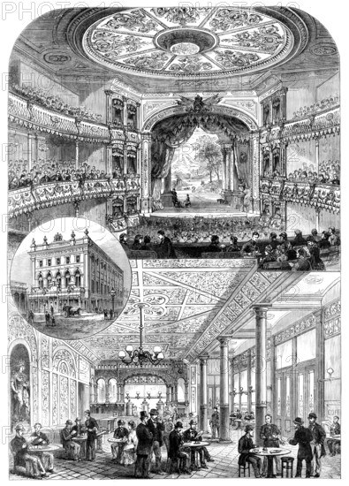 The Victoria Coffee Palace and Music Hall, Waterloo-Road, Lambeth, 1890. Creator: Unknown.