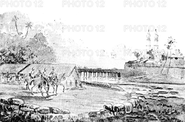 Entrance to the port of Seringapatam, Southern India, 1890. Creator: Unknown.