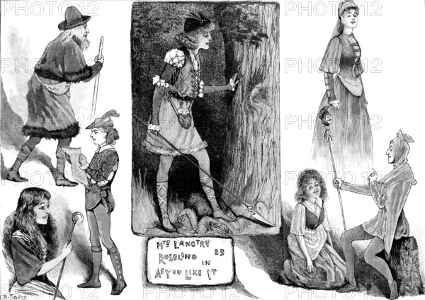 As You Like It, at the St. James’s Theatre, 1890. Creator: R. Taylor.
