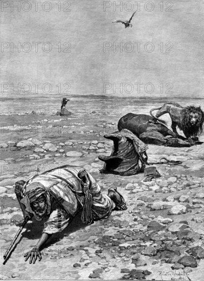 In the Desert, 1890. Creator: Richard Caton Woodville II.