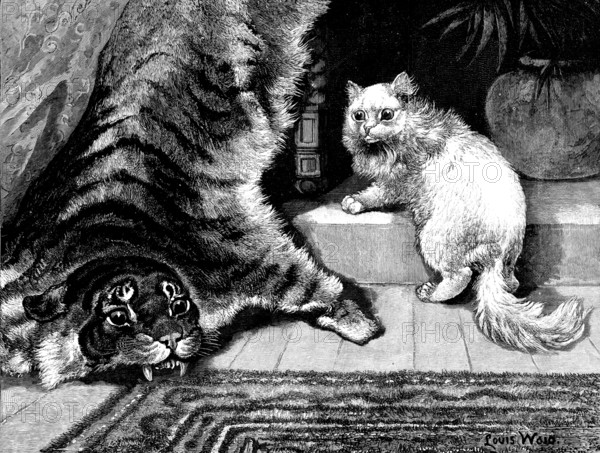 My Noble Kinsman, 1890. Creator: Louis Wain.