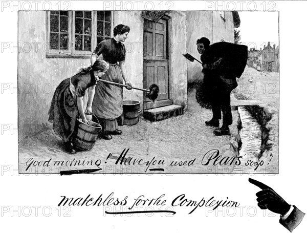Advertisement for Pears’ Soap, 1890. Creator: Unknown.