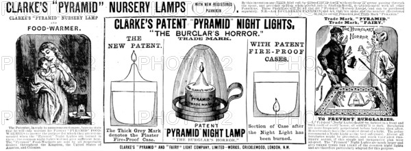 Page of advertisements, 1890. Creator: Unknown.