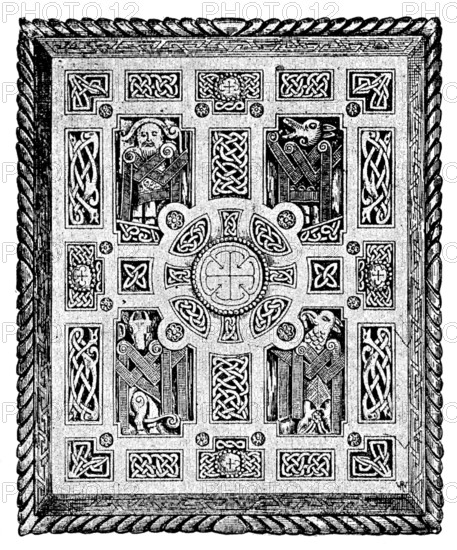 Oaken Casket for Bible presented to the Duchess of Fife, 1890. Creator: Unknown.