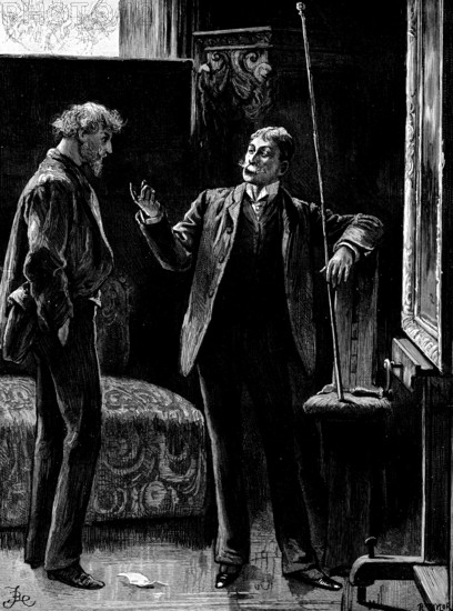 I want to consult you a little about this picture of yours., 1890. Creator: R. Taylor.