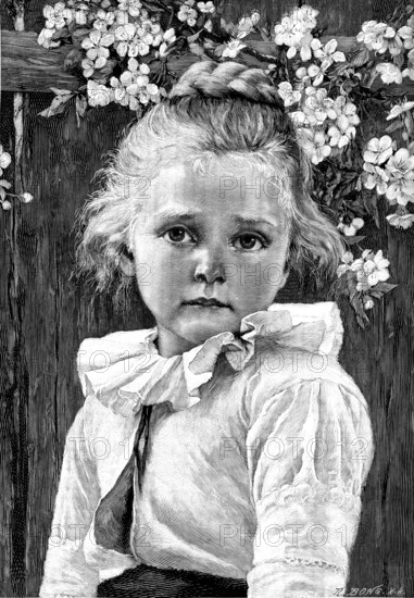 Early Blossoms - after C. Bantzer, 1890. Creator: Richard Bong.