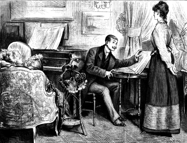 The cleverest man in all London, according to everybody, 1890. Creator: R. Taylor.