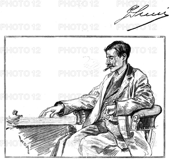 Signor Succi, the Fasting Man, 1890. Creator: P Naumann.