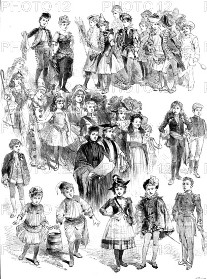 Juvenile Fancy-Dress Ball given by the Lady Mayoress at the Mansion House, 1890. Creator: R. Taylor.