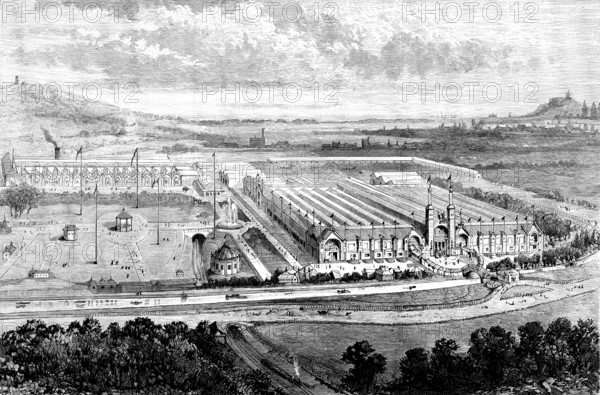 The Edinburgh International Exhibition buildings, 1890. Creator: Unknown.