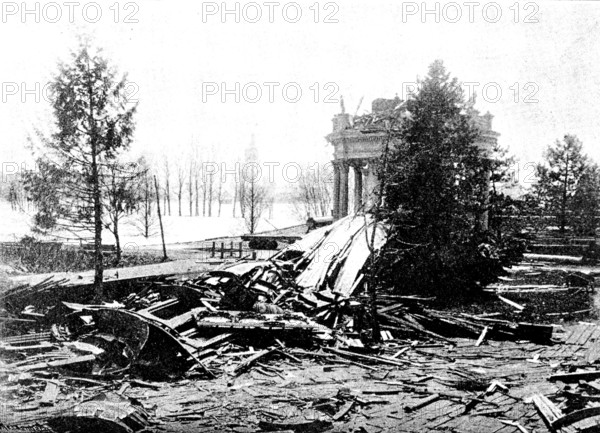 The Cyclone at Louisville, Kentucky, United States: the Waterworks, 1890. Creator: Unknown.