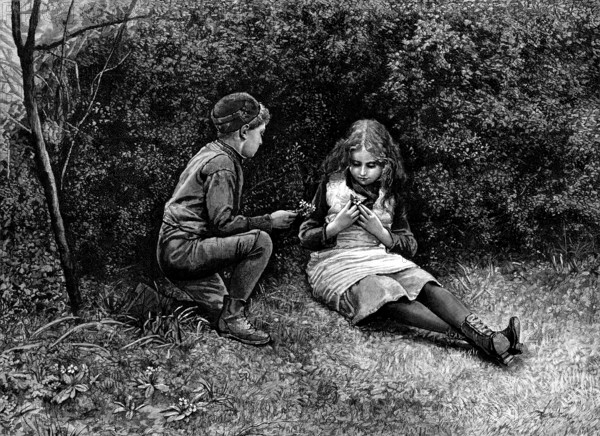 The Happy Days of Spring, 1890. Creator: Unknown.